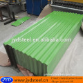 Mill of colored paint corrugated profile / prepainted galvanized steel roofing